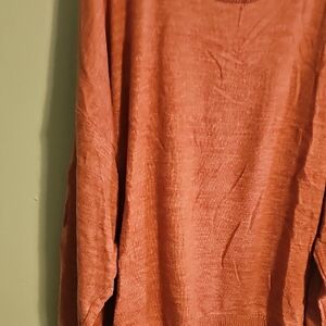 Torrid Womens Burnt Orange Long Sleeve Shirt